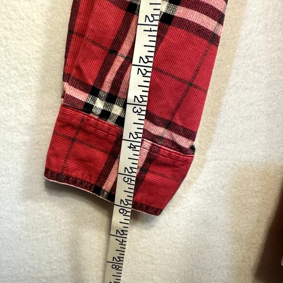 VTG August Max Woman Plaid Flannel Shirt 2X–3X Oversized Fall Gorpcore Cabincore - Picture 9 of 10